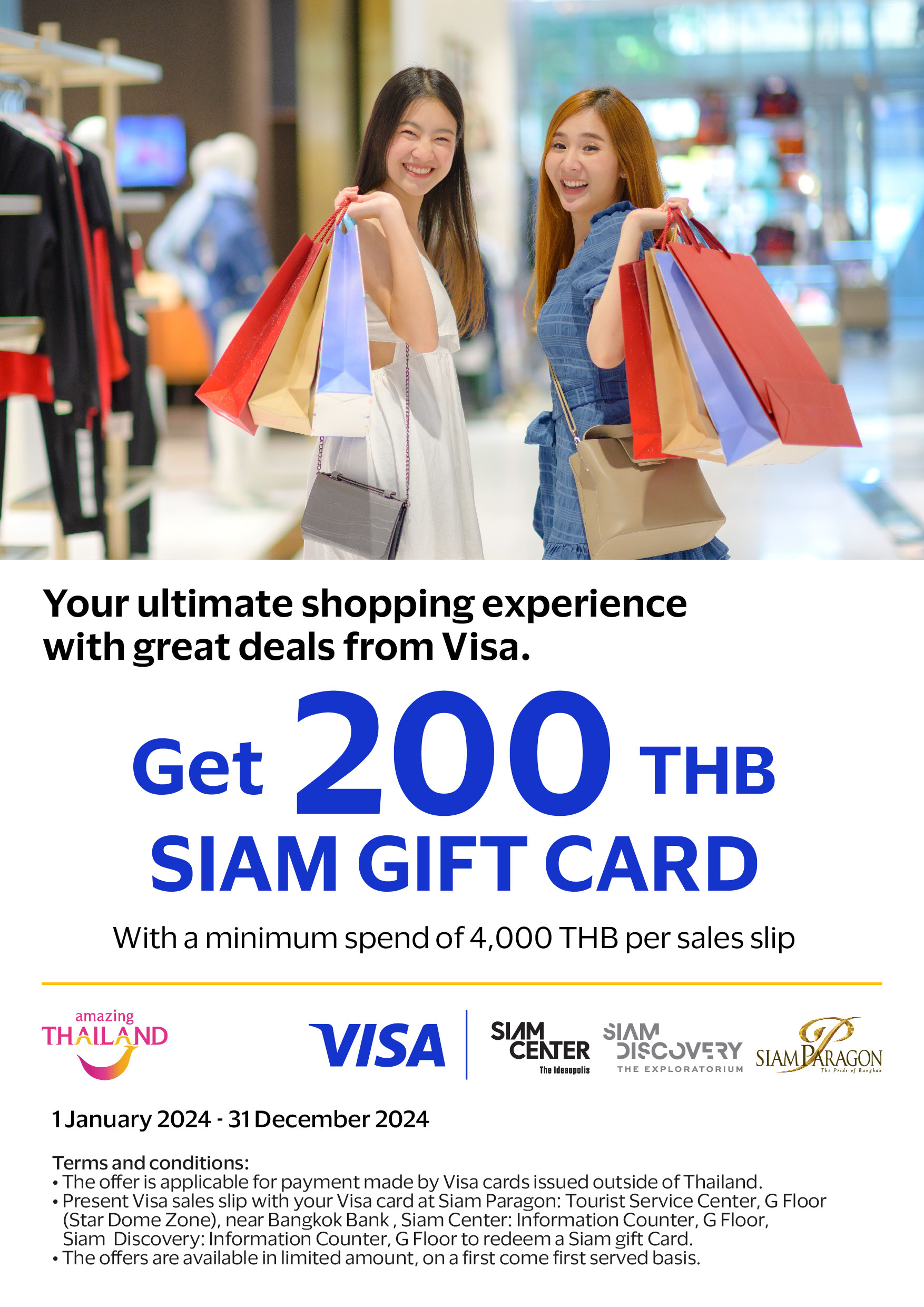 VISA Thailand Grand Sale 2024 Tourist Homepage Exclusive Privilege   AW Tourist VISA Ver EN A5 0 