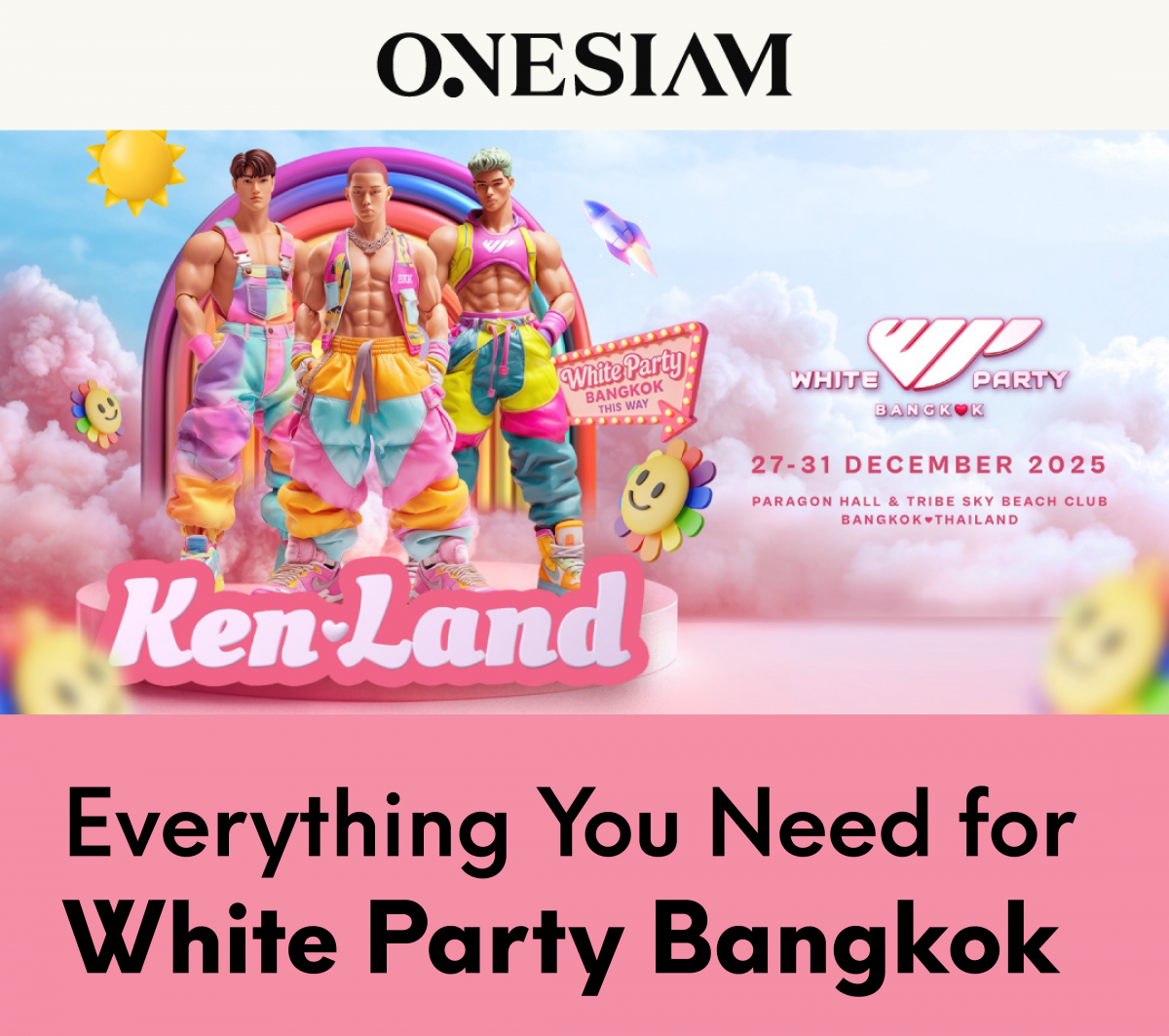 White Party Bangkok Essentials