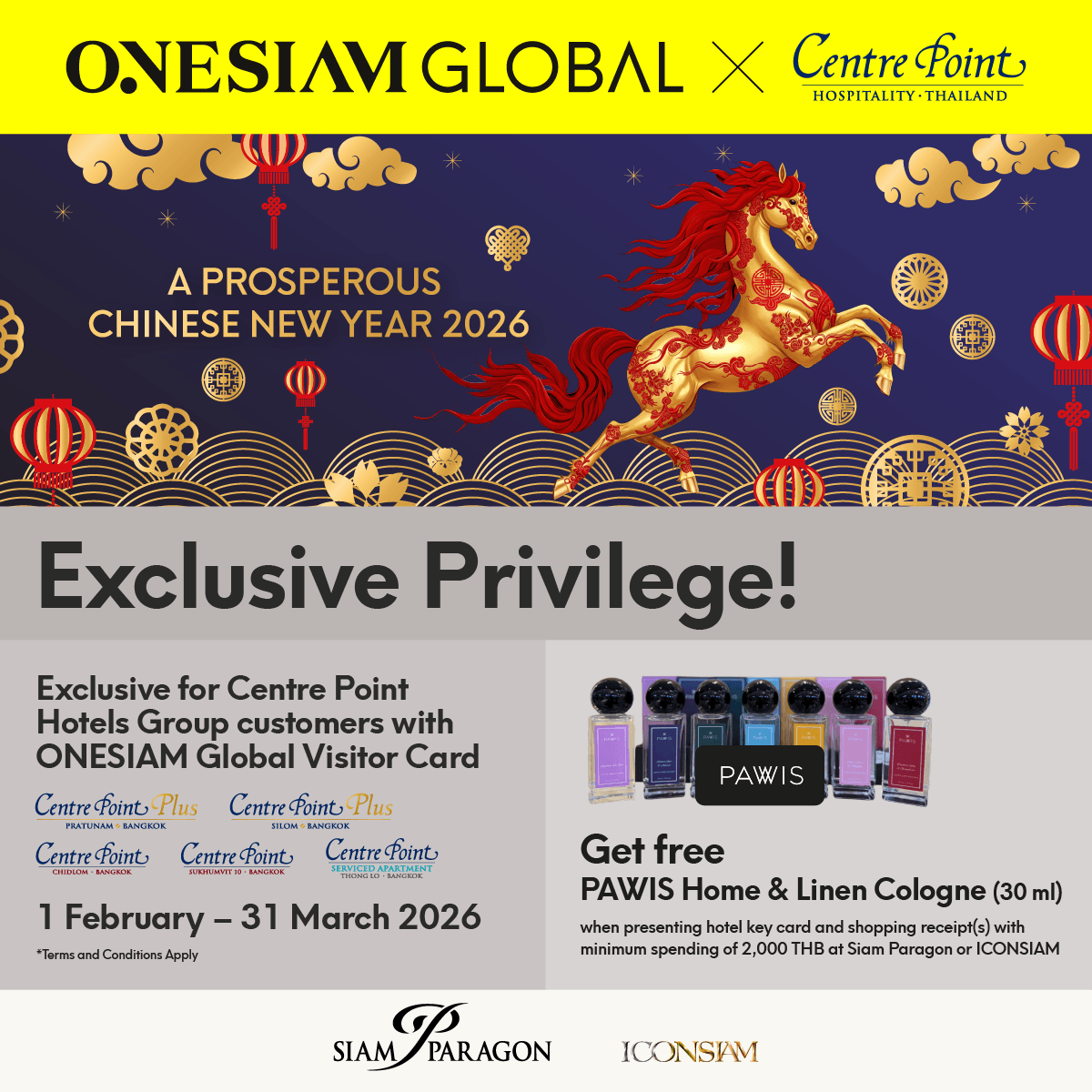 ONESIAM GLOBAL x Centre Point Hotels Group