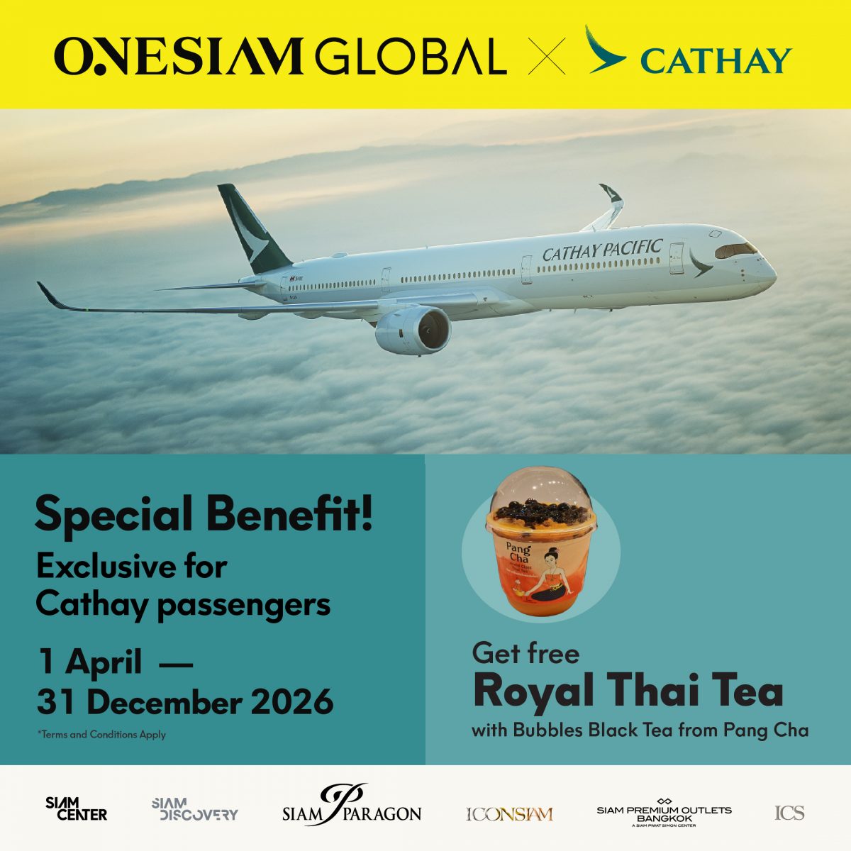 Special Benefits for Cathay Passengers