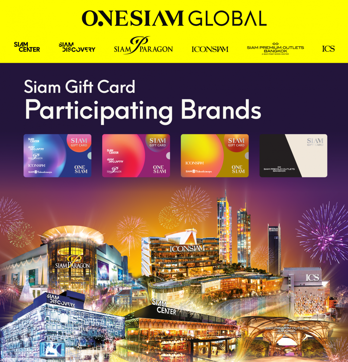 Siam Gift Card Participating Brands