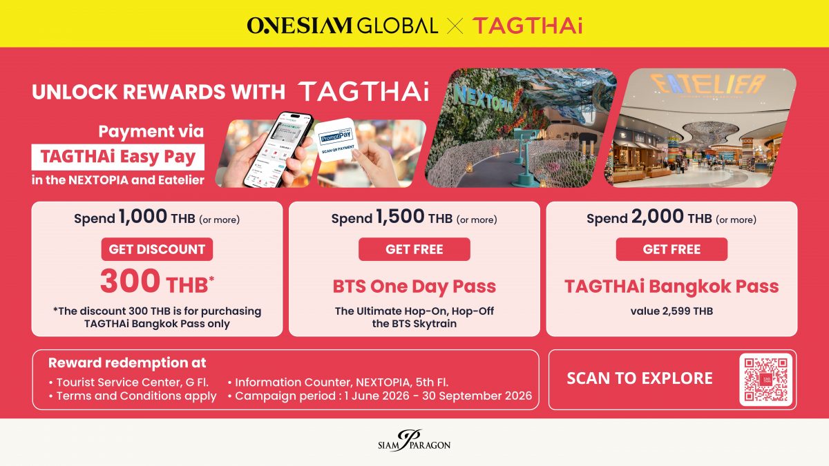Exclusive Deals at NEXTOPIA and EATELIER with TAGTHAi Easy Pay