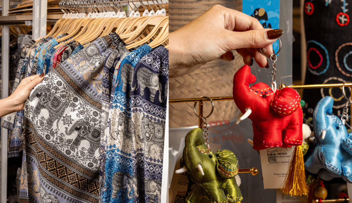 Elephant Pants, Keychains & Thai Souvenirs